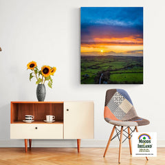 Canvas Wrap - Christmas Eve Sunset over County Clare - James A. Truett - Moods of Ireland - Irish Art