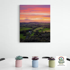 Canvas Wrap - Sunset over Kildysart Countryside, County Clare, Ireland - James A. Truett - Moods of Ireland - Irish Art