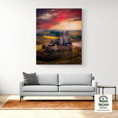 Canvas Wrap - Medieval Vision, Dunguaire Castle, Kinvara, County Galway - James A. Truett - Moods of Ireland - Irish Art