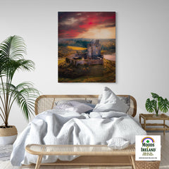 Canvas Wrap - Medieval Vision, Dunguaire Castle, Kinvara, County Galway - James A. Truett - Moods of Ireland - Irish Art