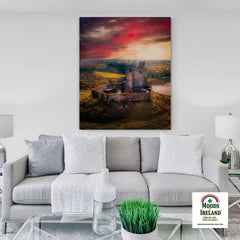 Canvas Wrap - Medieval Vision, Dunguaire Castle, Kinvara, County Galway - James A. Truett - Moods of Ireland - Irish Art