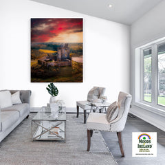 Canvas Wrap - Medieval Vision, Dunguaire Castle, Kinvara, County Galway - James A. Truett - Moods of Ireland - Irish Art