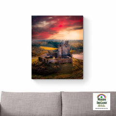 Canvas Wrap - Medieval Vision, Dunguaire Castle, Kinvara, County Galway - James A. Truett - Moods of Ireland - Irish Art