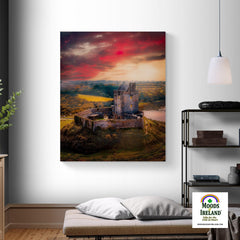 Canvas Wrap - Medieval Vision, Dunguaire Castle, Kinvara, County Galway - James A. Truett - Moods of Ireland - Irish Art