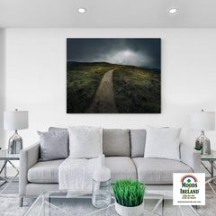 Canvas Wrap - Pathway to the Clouds, Tountinna, County Tipperary - Moods of Ireland
