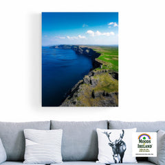 Canvas Wrap -Majestic Cliffs of Moher from Hag's Head, County Clare - James A. Truett - Moods of Ireland - Irish Art