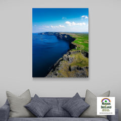 Canvas Wrap -Majestic Cliffs of Moher from Hag's Head, County Clare - James A. Truett - Moods of Ireland - Irish Art