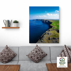 Canvas Wrap -Majestic Cliffs of Moher from Hag's Head, County Clare - James A. Truett - Moods of Ireland - Irish Art