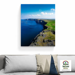 Canvas Wrap -Majestic Cliffs of Moher from Hag's Head, County Clare - James A. Truett - Moods of Ireland - Irish Art