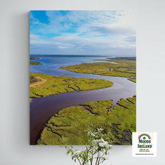 Canvas Wrap - Tidelands of Poulnasherry Bay, County Clare - James A. Truett - Moods of Ireland - Irish Art