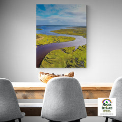 Canvas Wrap - Tidelands of Poulnasherry Bay, County Clare - James A. Truett - Moods of Ireland - Irish Art