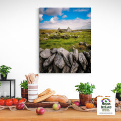 Canvas Wrap - Ruins of Carran Church, in the Burren, County Clare - James A. Truett - Moods of Ireland - Irish Art