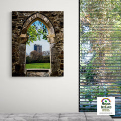 Canvas Wrap - Medieval Vista of Dysert O'Dea Castle, County Clare - James A. Truett - Moods of Ireland - Irish Art