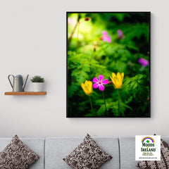 Canvas Wrap - Wildflowers at Thoor Ballylee, County Galway, Ireland - James A. Truett - Moods of Ireland - Irish Art