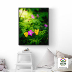 Canvas Wrap - Wildflowers at Thoor Ballylee, County Galway, Ireland - James A. Truett - Moods of Ireland - Irish Art