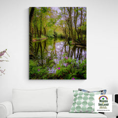 Canvas Wrap - Streamstown River Reflections, County Galway - James A. Truett - Moods of Ireland - Irish Art