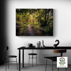 Canvas Wrap - Path in the Faerie Forest at Ballylee, County Galway - James A. Truett - Moods of Ireland - Irish Art