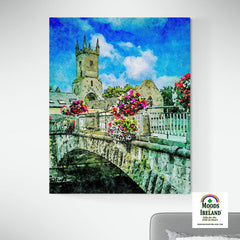 Canvas Wrap - Ennis Friary in Summer - James A. Truett - Moods of Ireland - Irish Art