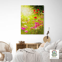 Canvas Wrap - Wildflower Chorus Serenading the Sun, County Clare - James A. Truett - Moods of Ireland - Irish Art