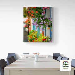 Canvas Wrap - Cascade of Flowers, Sixmilebridge, County Clare - James A. Truett - Moods of Ireland - Irish Art