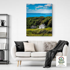 Canvas Wrap - Farm House near Atlantic Ocean, County Clare - James A. Truett - Moods of Ireland - Irish Art