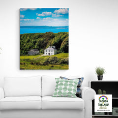 Canvas Wrap - Farm House near Atlantic Ocean, County Clare - James A. Truett - Moods of Ireland - Irish Art