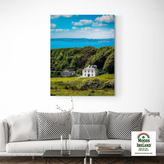 Canvas Wrap - Farm House near Atlantic Ocean, County Clare - James A. Truett - Moods of Ireland - Irish Art