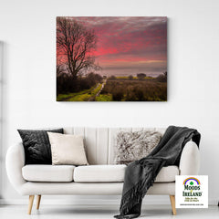 Canvas Wrap - Sunrise over County Clare, Ireland - James A. Truett - Moods of Ireland - Irish Art