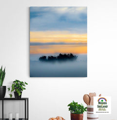 Canvas Wrap - Island in the Clouds, County Clare - James A. Truett - Moods of Ireland - Irish Art