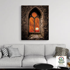Canvas Wrap - Clare Abbey Sunrise in County Clare - James A. Truett - Moods of Ireland - Irish Art