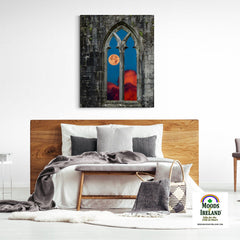 Canvas Wrap - Moonrise over Quin Abbey, County Clare - James A. Truett - Moods of Ireland - Irish Art