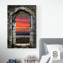 Canvas Wrap - Enchanted Medieval Portal Canvas Wrap Moods of Ireland 