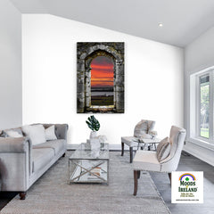 Canvas Wrap - Enchanted Medieval Portal Canvas Wrap Moods of Ireland 