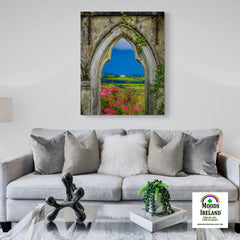 Canvas Wrap - Doorway to Paradise and the Green Hills of County Clare - James A. Truett - Moods of Ireland - Irish Art