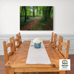 Canvas Wrap - Trail in Coole Park, County Galway - James A. Truett - Moods of Ireland - Irish Art