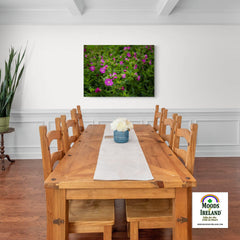 Canvas Wrap - Great Willowherb Blossoms in the Irish Countryside - James A. Truett - Moods of Ireland - Irish Art