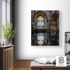 Canvas Wrap - Reflections at St. Augustine's Church, Galway - James A. Truett - Moods of Ireland - Irish Art