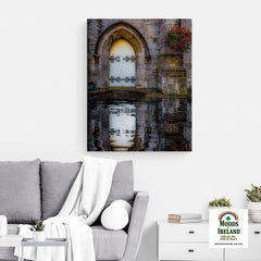 Canvas Wrap - Reflections at St. Augustine's Church, Galway - James A. Truett - Moods of Ireland - Irish Art