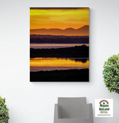 Canvas Wrap - Orange Shannon Estuary Sunrise - James A. Truett - Moods of Ireland - Irish Art