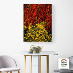 Canvas Wrap - Gorse Blooming with Dogwood in County Clare - James A. Truett - Moods of Ireland - Irish Art