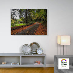 Canvas Wrap - Clondegad Country Road in Autumn Irish - James A. Truett - Moods of Ireland - Irish Art