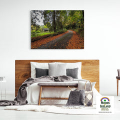 Canvas Wrap - Clondegad Country Road in Autumn Irish - James A. Truett - Moods of Ireland - Irish Art