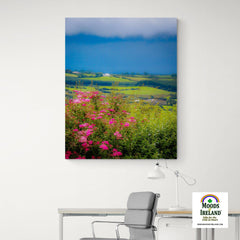 Canvas Wrap - Clouds over Green Hills of County Clare - James A. Truett - Moods of Ireland - Irish Art