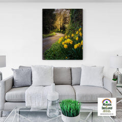 Canvas Wrap - Irish Spring Country Road, County Clare - James A. Truett - Moods of Ireland - Irish Art