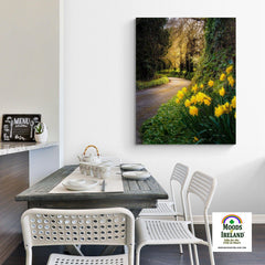 Canvas Wrap - Irish Spring Country Road, County Clare - James A. Truett - Moods of Ireland - Irish Art