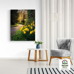 Canvas Wrap - Irish Spring Country Road, County Clare - James A. Truett - Moods of Ireland - Irish Art