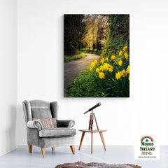 Canvas Wrap - Irish Spring Country Road, County Clare - James A. Truett - Moods of Ireland - Irish Art