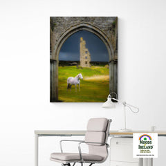 Canvas Wrap - Dough Castle in Lahinch, County Clare - James A. Truett - Moods of Ireland - Irish Art