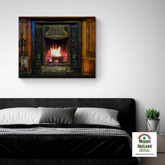 Canvas Wrap - Irish Turf Fire - James A. Truett - Moods of Ireland - Irish Art