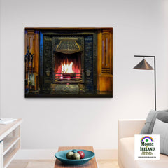 Canvas Wrap - Irish Turf Fire - James A. Truett - Moods of Ireland - Irish Art